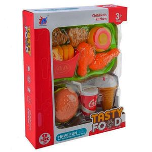 ست اسباب بازی فست فود مدل tasty food