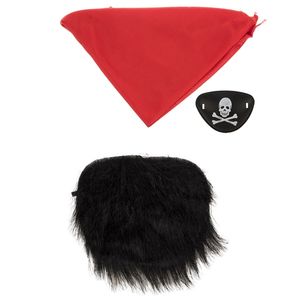 ست ریش و چشم‌بند مدل pirate