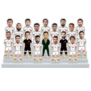 سکوی قهرمانی مدل مینی فیگور طارمی و بازیکنان تیم ملی ایران در جام جهانی 2026