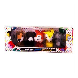 عروسک انگشتی پرشین صبا مدل animals jungle بسته 5 عددی