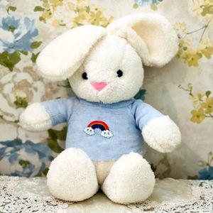 عروسک طرح خرگوش مدل رنگین کمان و ابر ارتفاع 40 سانتی متز