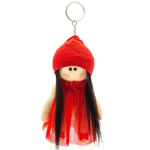 عروسک طرح دختر روسی کد gift qara 01 ارتفاع 15 سانتی متر