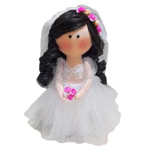 عروسک طرح روسی مدل عروس کد dg01 ارتفاع 30 سانتی متر