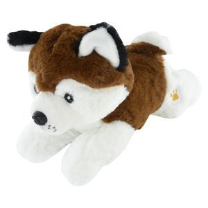 عروسک طرح سگ هاسکی مدل happy animals طول 20 سانتی متر