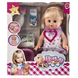 عروسک مدل baby 8499b ارتفاع 34 سانتی متر
