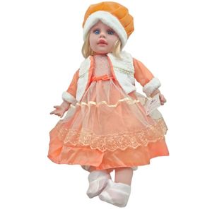 عروسک ناب سل مدل موزیکال کد lovely doll030 ارتفاع 55 سانتی متر