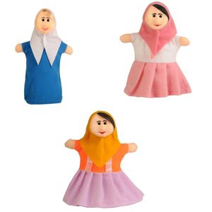 عروسک نمایشی شادی رویان مدل خانواده کد 2 مجموعه 3 عددی
