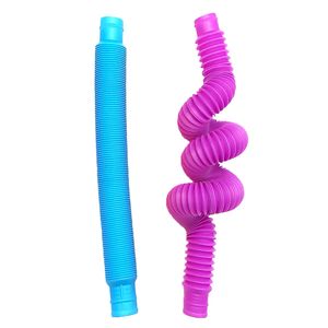 فیجت ضد استرس دنیای سرگرمی های کمیاب مدل پاپ تیوب طرح لوله فنری کشی کد dsk a285 مجموعه 2 عددی