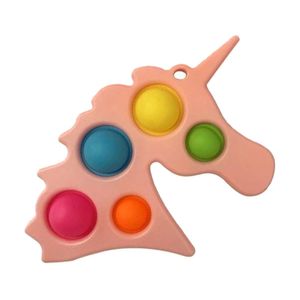 فیجت ضد استرس مدل پاپ ایت طرح اسب تک شاخ کد 101