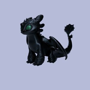 فیگور طرح بی‌دندون (toothless) مدل دراگون بی دندون ارتفاع 8 سانتی‌متر
