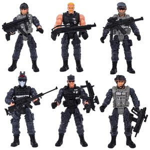 فیگور مدل special police کد 106 5898 مجموعه 6 عددی