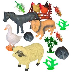 فیگور مدل اهلی طرح استوانه ای کد 666_267 مجموعه 15 عددی