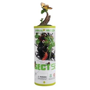 فیگور مدل حشرات طرح استوانه ای کد kc6315 مجموعه 15 عددی