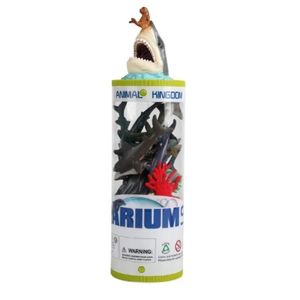 فیگور مدل حیوانات اقیانوس طرح استوانه ای کد hy4315a مجموعه 15 عددی