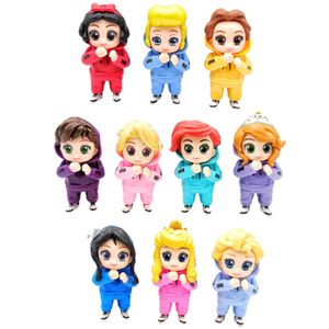 فیگور مدل مینی پرنسس با هودی مجموعه 10 عددی