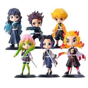 فیگور مدل کیوپاسکت شیطان کش demon slayer مجموعه 6 عددی
