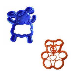 قالب خمیر بازی مدل حیوانات بسته 2 عددی