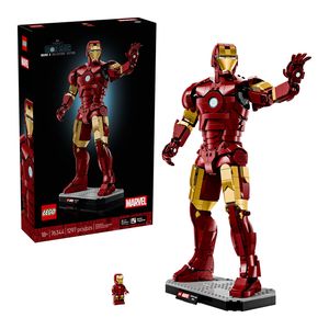 لگو 1297 تکه سری marvel مدل iron man mark 3 collectors edition کد 76344