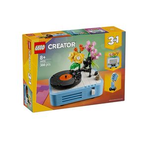 لگو 366 تکه سری creator 3in1 مدل record player with flowers کد 31172