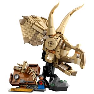 لگو سری jurassic world dinosaur fossils مدل triceratops skull کد 76969