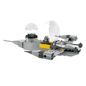لگو سری star wars مدل mando and grogus n 1 starfighter کد 75410