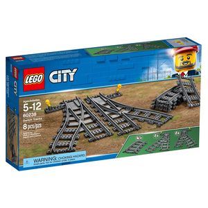 لگو سری سیتی مدل switch tracks 60238