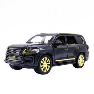 ماشین بازی  مدل فلزی عقبکش موزیکال toyota land criuser