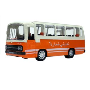 ماشین بازی مدل فلزی اتوبوس طرح بنز قدیم