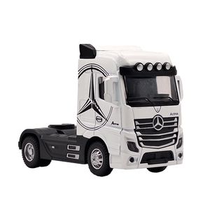 ماشین بازی ناب سل مدل تریلی بنز طرح actros موزیکال عقب کش