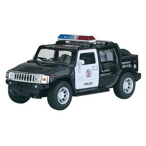 ماشین بازی کینزمارت مدل هامر پلیس 2005 hummer h2 sut (police) کد kt5097p
