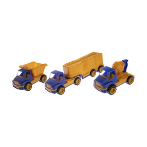 ماشین راه سازی اسباب بازی روی دی توی مدل cunstruction truck مجموعه 3 عددی