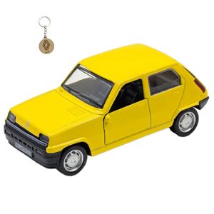 ماکت ماشین ناب سل مدل رنو 5 فلزی موزیکال کلاسیک renault 5