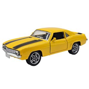 ماکت ماشین ناب سل مدل شورلت کامارو فلزی موزیکال چراغدار دو در کد  chevrolet camaro metal musical lighted car naab004 scale 1:48