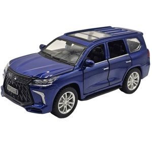 ماکت ماشین ناب سل مدل لکسوس فلزی چراغدار موزیکال عقب کش کد lexus lx570 scale1:28