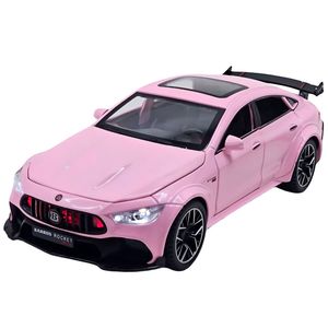 ماکت ماشین ناب سل مدل مرسدس بنز باراباس فلزی چراغدار موزیکال عقب کش metal benz barbus rocket 900 with musical lights and pull back scale1:24 naab001
