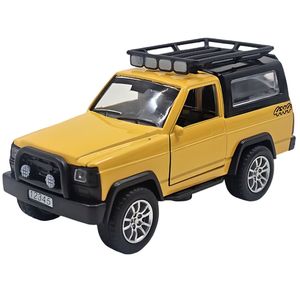 ماکت ماشین ناب سل مدل نیسان پاترول آفرود فلزی موزیکال چراغدار عقب کش دو در کد nissan patrol off road metal musical pull back lights