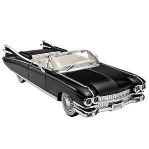 ماکت ماشین ناب سل مدل کادیلاک الدورادو کروک فلزی موزیکال چراغدار عقب کش کد cadillac eldorado metal musical lighted car