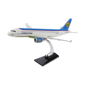 ماکت هواپیما مدل ایرباس a320 200 ازبکستان کد 3372