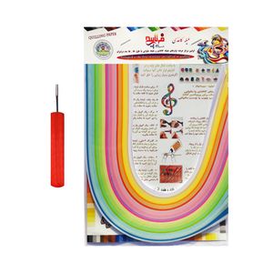 ملیله کاغذی فرتاپیچ عرض 10 میل بسته 500 عددی کد 10