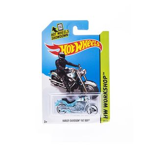 موتور اسباب بازی متل مدل hw workshop harley davidson fat boy