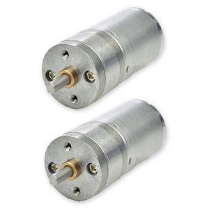 موتور گیربکس مدل ga25 کد 600rpm بسته 2 عددی