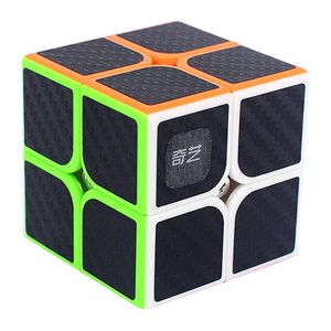 مکعب روبیک چی ای مدل کای وای کربن 2×2 qy carbon fiber qidi s2