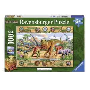 پازل 100 تکه راونزبرگر مدل dinosaurs کد 10609