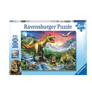 پازل 100 تکه راونزبرگر مدل the time of the dinosaurs کد 10665
