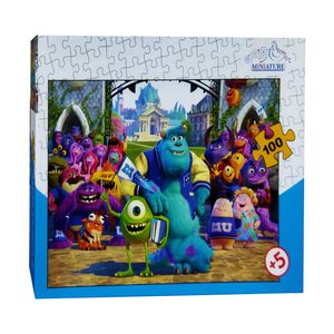 پازل 100 تکه مدل کارخانه هیولا ها کد 03506