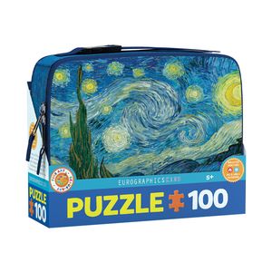 پازل 100 تکه یوروگرافیکس پازلز مدل 9100 1204 starry night lunch bag