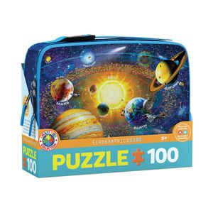 پازل 100 تکه یوروگرافیکس پازلز مدل 9100 5486 solar system lunch bag