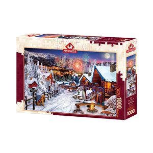 پازل 1000 تکه آرت پازل طرح winter playground كد 5183