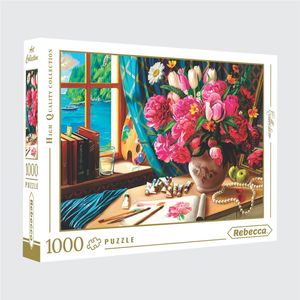 پازل 1000 تکه ربکا مدل رایحه هنر