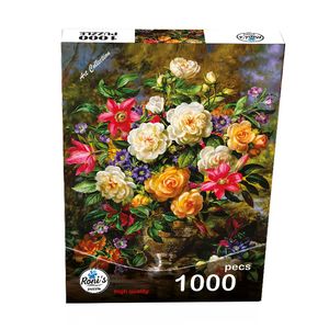 پازل 1000 تکه رونیز مدل سبد گل کد 07733